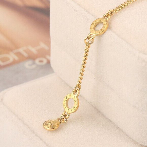 NEW Henri Bendel Gold Pave Snake Chain Necklace - Picture 7 of 10